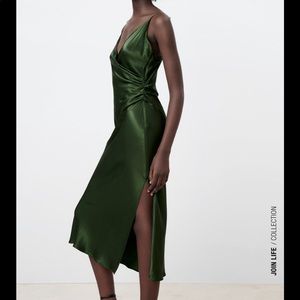 Zara NWT Lingerie Style Dress